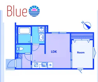 ブロンテ三ツ沢【3階】の間取り