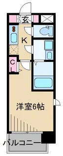 エストゥルース武蔵小杉【3階】の間取り