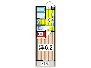 luxe西川口【3階】の間取り