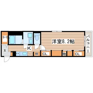 コンフィール富沢【2階】の間取り
