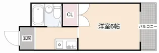 大阪府高槻市富田町5【マンション】の間取り