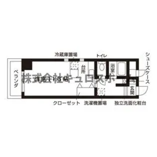大阪府大阪市北区西天満5【マンション】の間取り