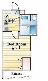 アドバンスシティ【2階】の間取り
