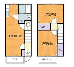 神奈川県川崎市多摩区菅稲田堤3【一戸建】の間取り