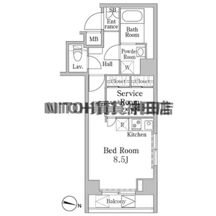 VAINQUEUR iwamotocho【2階】の間取り