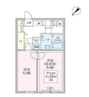 東京都練馬区北町7【マンション】の間取り