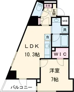 アリーチェ中落合【6階】の間取り