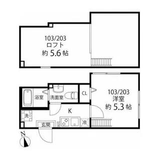 メゾンド・オハナ【2階】の間取り