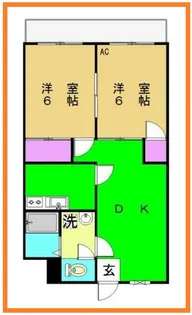 イーストオブ野川【3階】の間取り