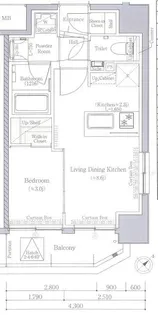 エステムプラザ湘南藤沢【2階】の間取り