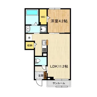 フォーマルハウト【1階】の間取り