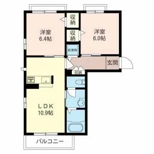 ブルックスター I【1階】の間取り