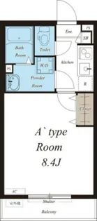 東京都足立区鹿浜8【アパート】の間取り