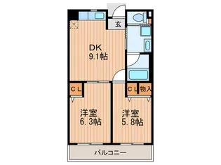 Cinque【1階】の間取り