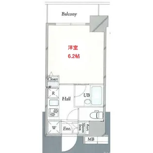 プレール目黒リバーサイド【8階】の間取り