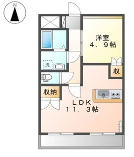 グランディール【1階】の間取り