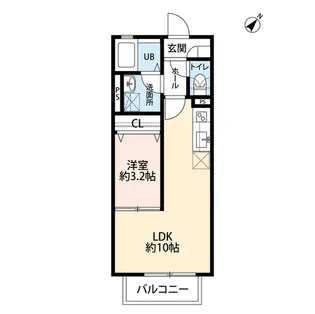 東京都西東京市泉町2【アパート】の間取り