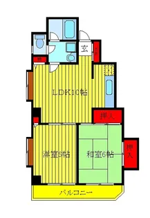 グリーンヒル文京【9階】の間取り