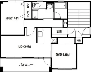 井上マンション【3階】の間取り