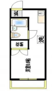 コーポ宮本【1階】の間取り