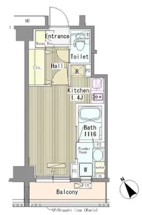 東京都大田区東馬込1【マンション】の間取り