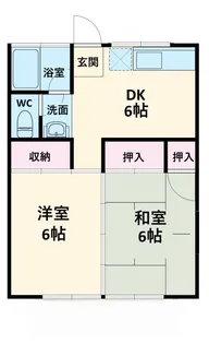 コーポつねはる【1階】の間取り
