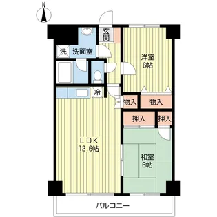 GRAND・VIOLA【4階】の間取り