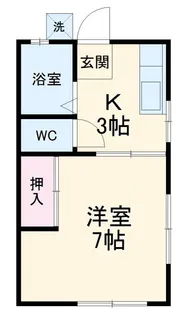 斉藤コーポ【1階】の間取り