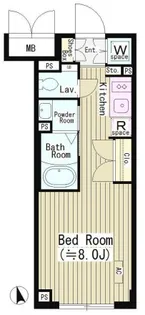 東京都新宿区二十騎町【マンション】の間取り