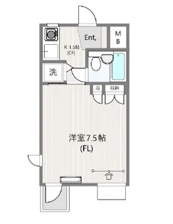 グリーンハウスNo.5【3階】の間取り