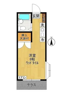 アゼリアハイツ【1階】の間取り