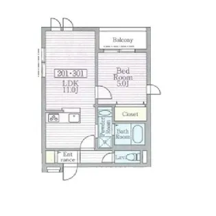 東京都豊島区北大塚3【マンション】の間取り