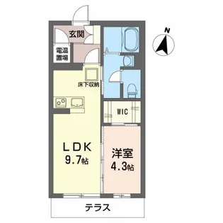 Applause【1階】の間取り