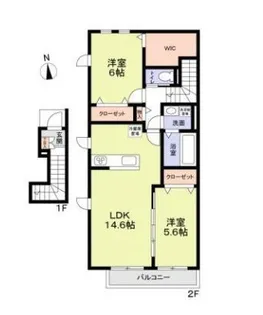 LUMIERE【2階】の間取り