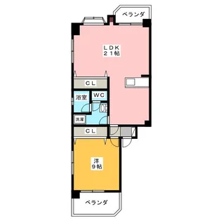 パールハイツ・トヨダ【2階】の間取り