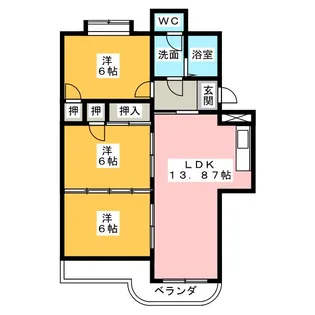 第一ゴトウハイツ【2階】の間取り