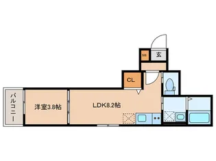 ASTRA HIMESATO【2階】の間取り