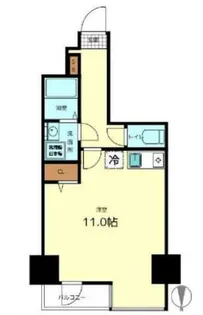 アクセス淀橋【8階】の間取り