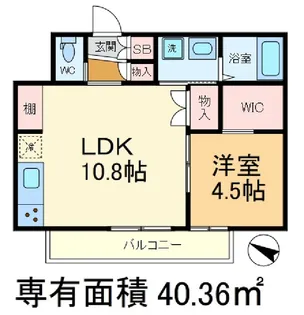 メゾン・クレール【3階】の間取り