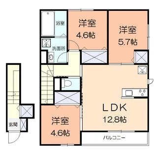彩光館【2階】の間取り