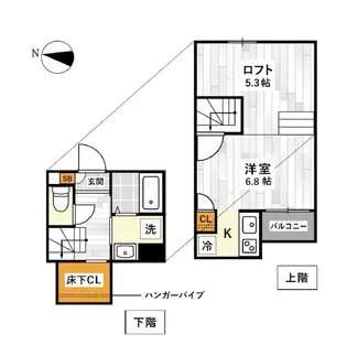 ADC本荘ハレイワ【2階】の間取り