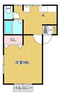 パルフェA【1階】の間取り