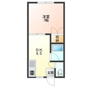 ハイムアルバトロス【1階】の間取り