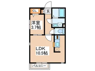 メゾン・ド・アンジュ【2階】の間取り