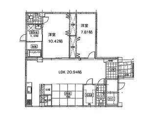 N Apt【1階】の間取り