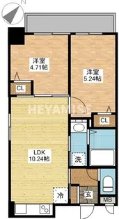 サムティ諏訪神社前【8階】の間取り