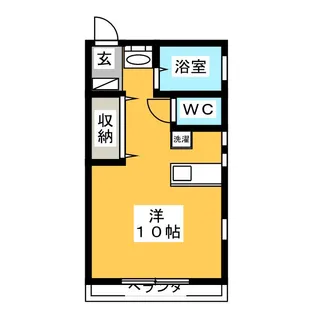 プロヴァンス二番館【1階】の間取り