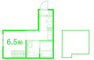 ハーミットクラブハウス二俣川ai【2階】の間取り