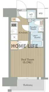 エスリード梅田グランノース【8階】の間取り