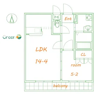 フォーマルハウト【2階】の間取り